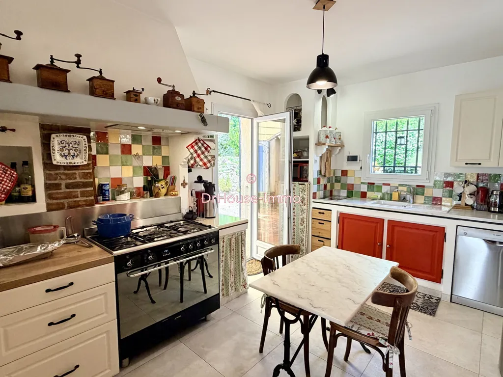 Köök - Charming Provençal House with Pool in Lorgues