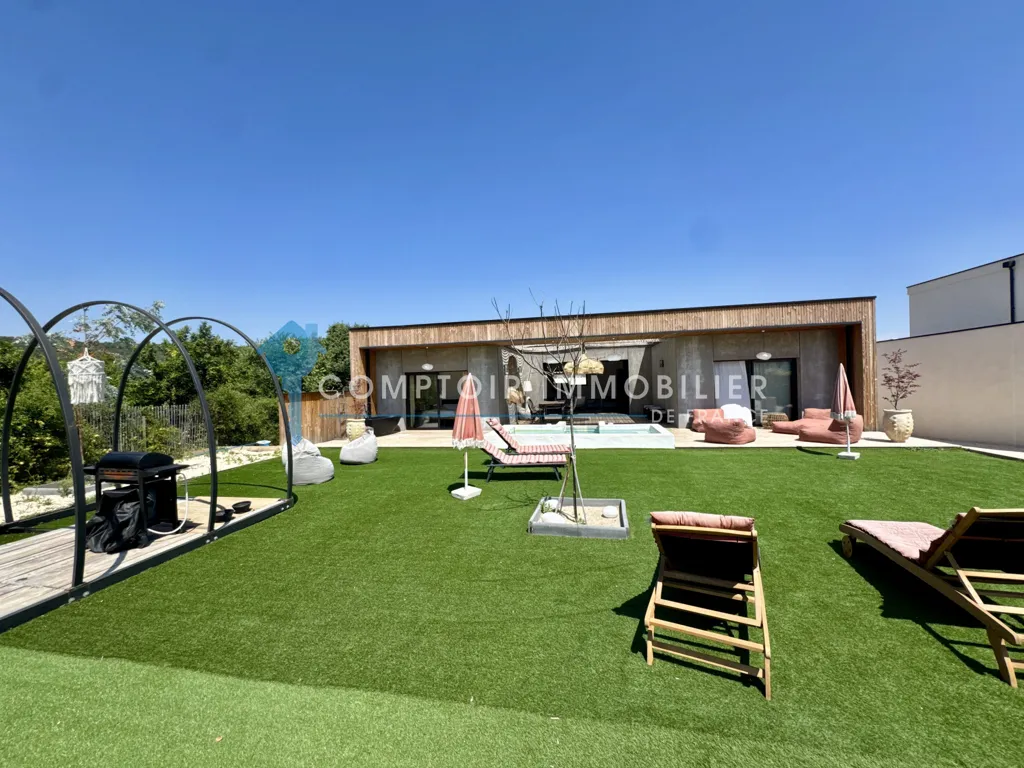 Jardin - Maison Luxueuse avec Vue sur St Côme à Clarensac