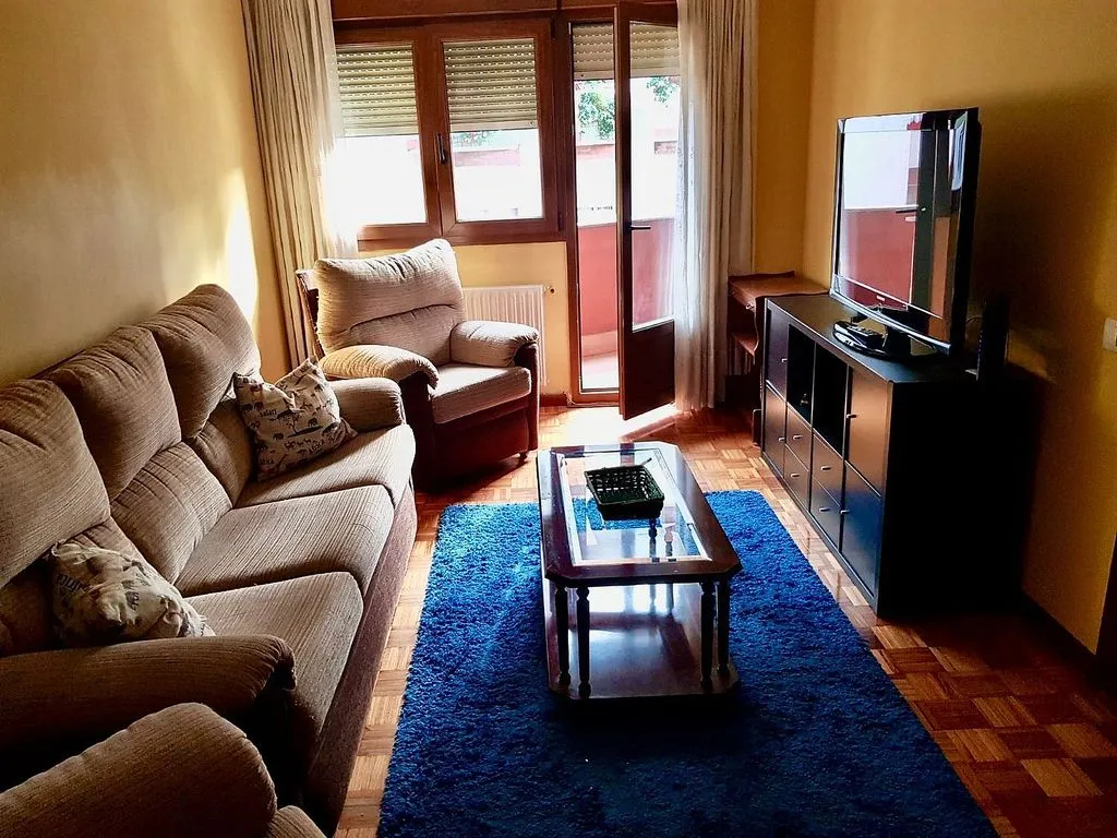 Séjour - Apartment with Terrace in Oviedo
