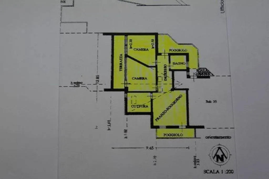 Plan - Panoramic Mansarda Flat in Canazei