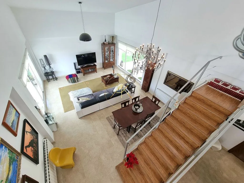 Living Room - Chalet with Pool and Terrace in Torre en Conill