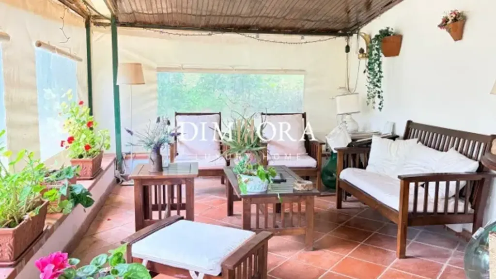 Terrasse - Casale with Tennis Courts in Morolo