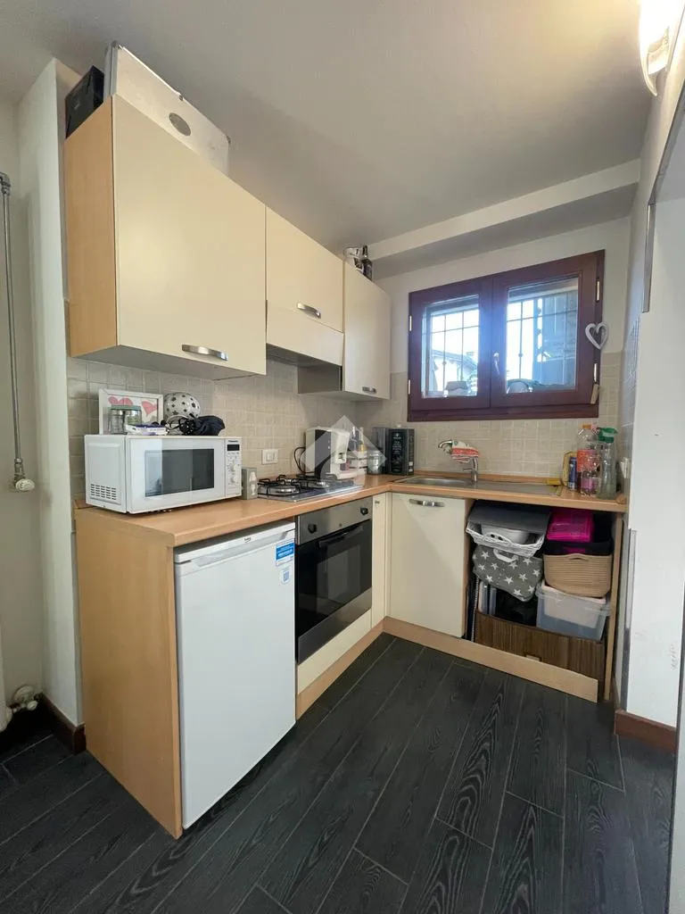 Köök - 3-Bedroom Apartment with Balcony in Cotignola