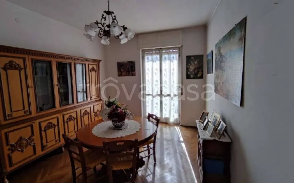 Dining Room - Central Trilocale with Balcony in Peveragno