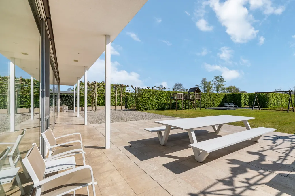 Terrace - Modern Villa with Wellness Area in Dessel