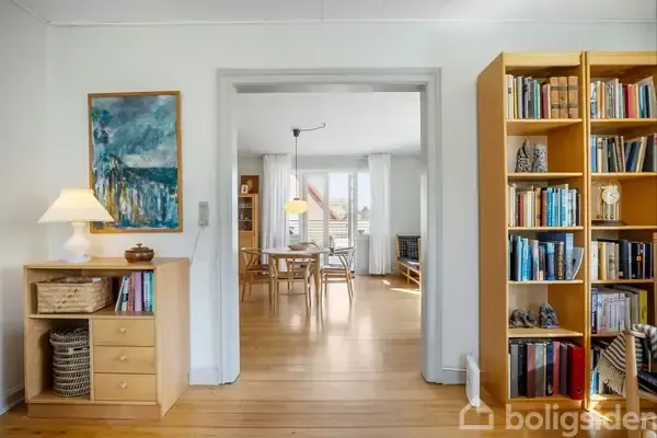 Living Room - Light-Filled Apartment with Balcony in Odense M
