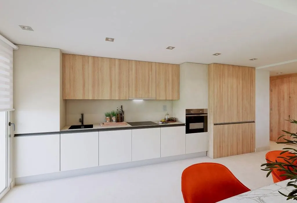 Cuisine - East-Facing Apartment with Pool in Mijas