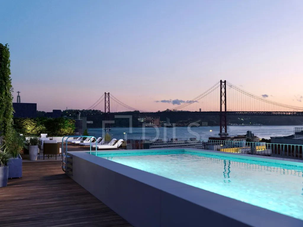 Piscine - Apartment with Rooftop Pool in Lisbon's Estrela
