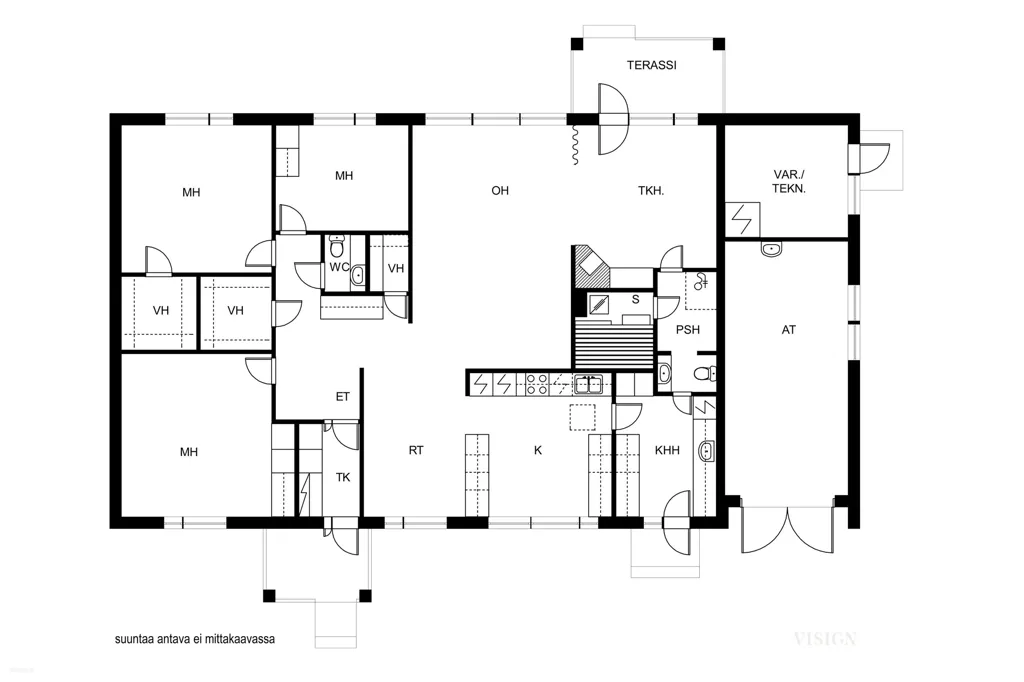 Plan - Spacious Detached House with Garden in Tuusula