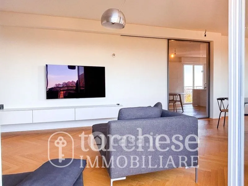 Séjour - Rustic Trilocale with Balcony in Sorisole