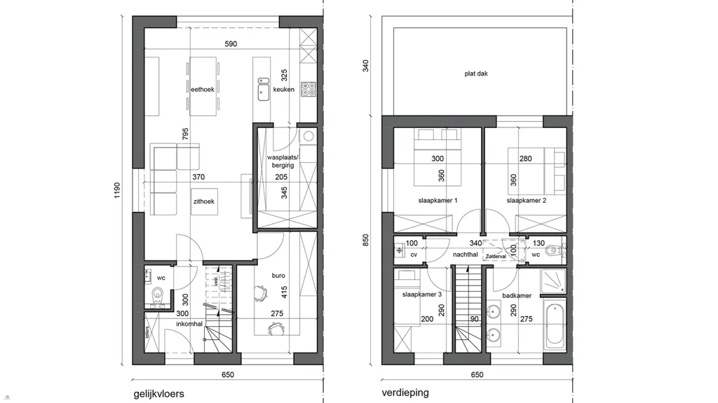 Planimetria - New Semi-Open Development in Bornem