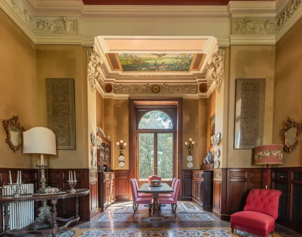 Salle à manger - Noble Apartment with Private Chapel in Genoa