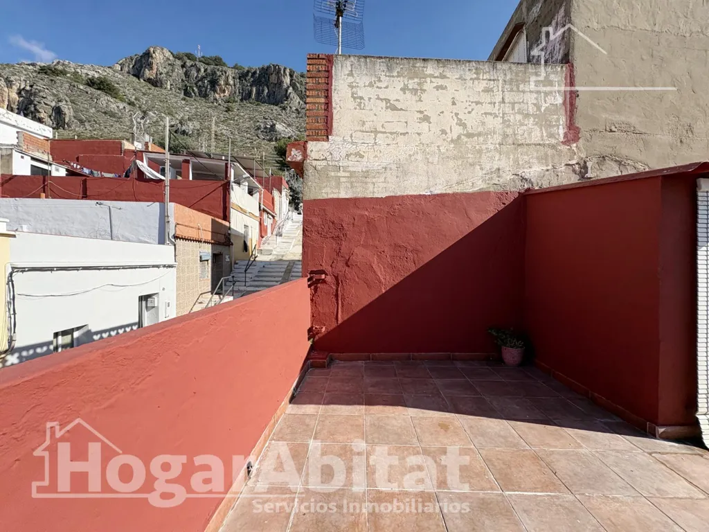 Terrasse - Reformed House with Terrace in Cullera Centre