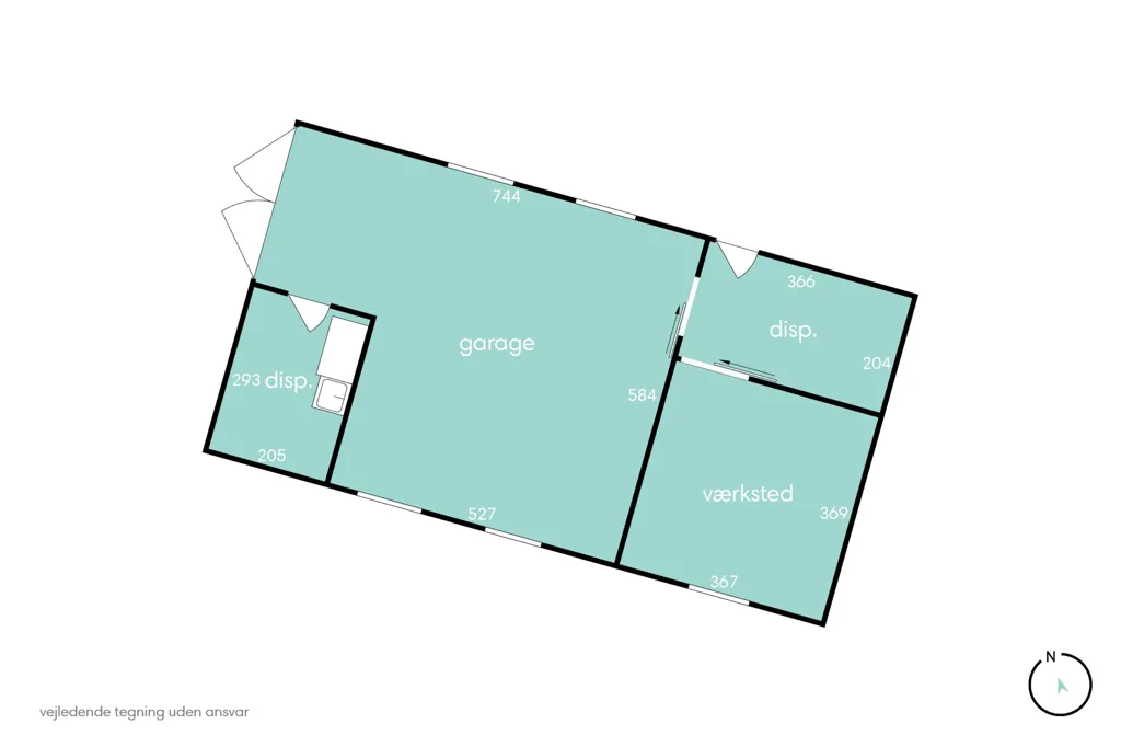 Plan - Villa with Workshop in Stenstrup