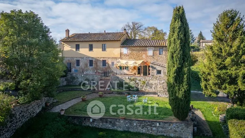 Vista aerea - Rustic Casale with Pool on Chiantigiana Road