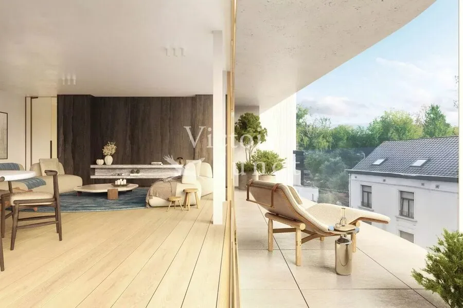 Elutuba - New 3-Bed Apartment with Terrace in Ixelles