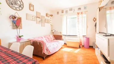 Living Room - Rustic Villa with Garden in Levanto