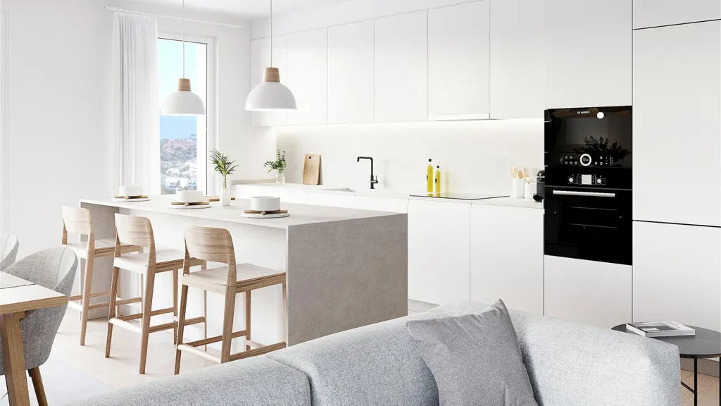 Cucina - Modern Apartment with Pool in Nueva Andalucia