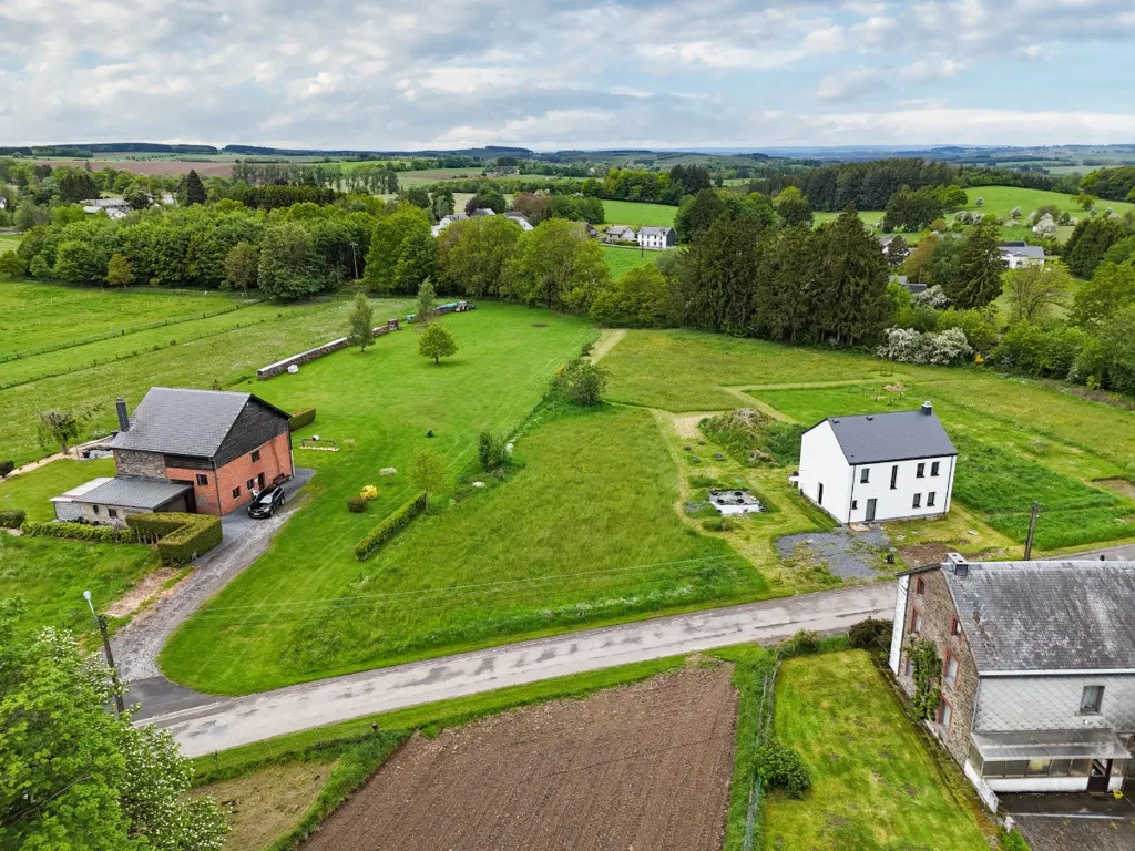 Õhuvaade - Building Plot in Gouvy with Green Setting