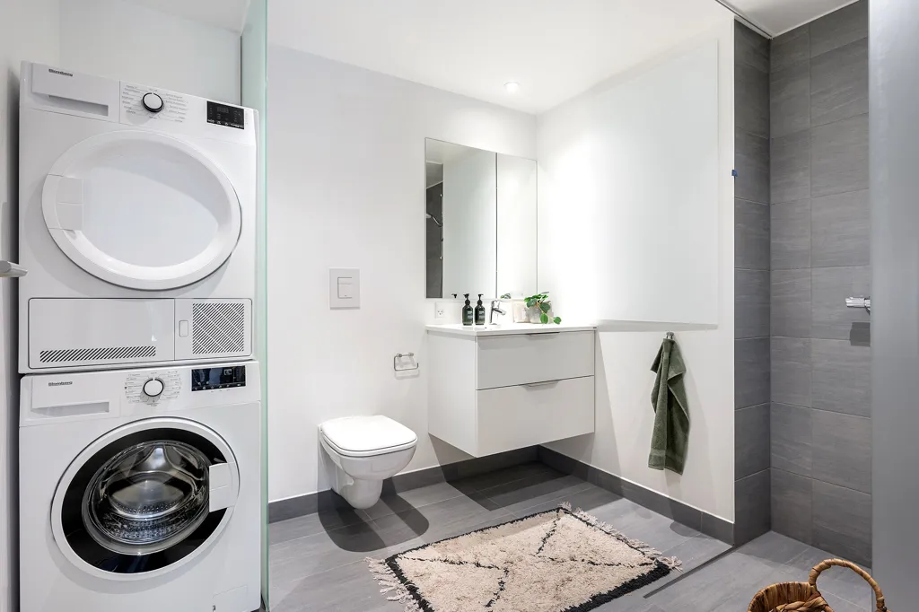 Salles de bain - Apartment with Balcony in Lysbro
