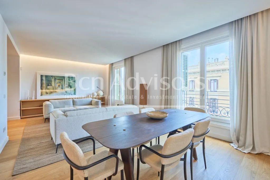 Salle à manger - Refurbished Flat with Terrace in Passeig de Gràcia