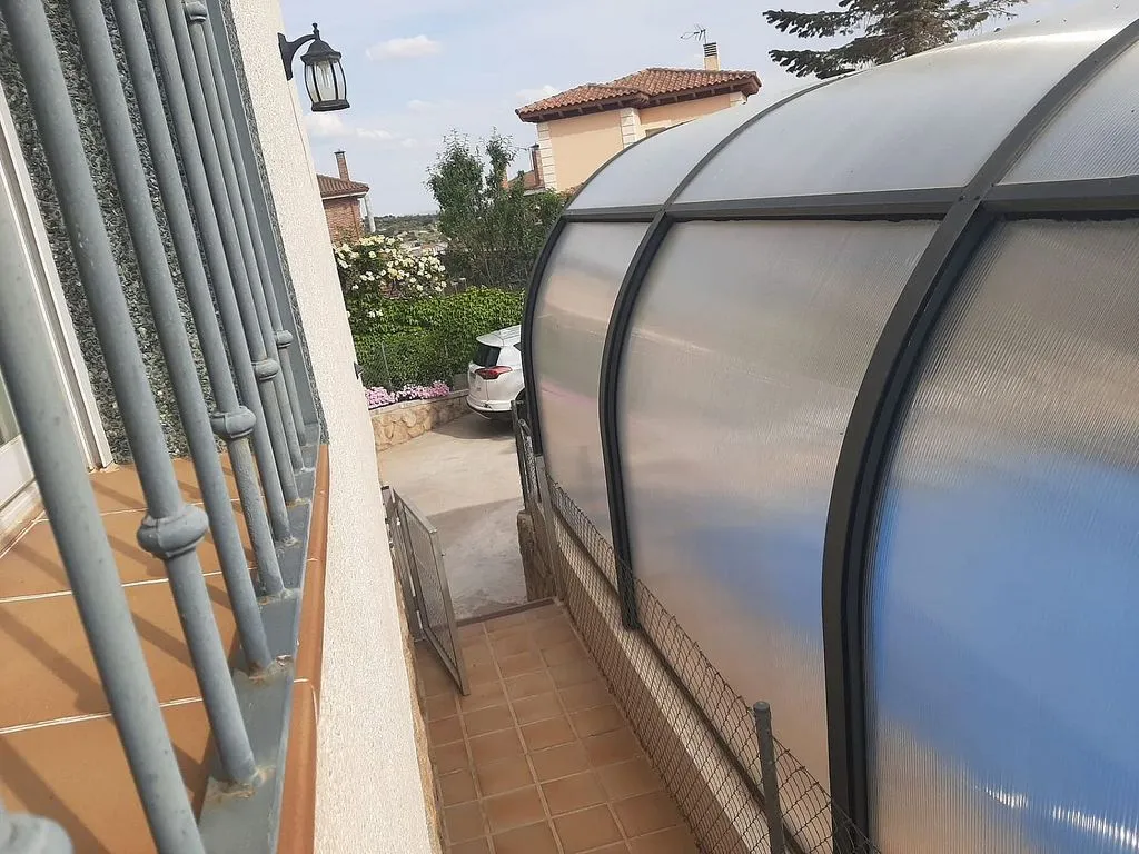 Terrasse - Chalet with Pool in Navas del Rey