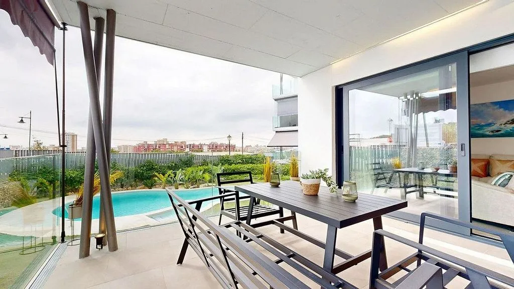Terrasse - Apartment with Pool and Terrace in Fuengirola