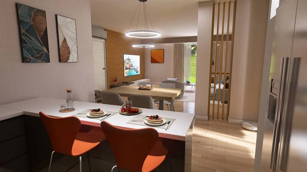 Cuisine - Luxury Villa with Private Garden in Busnago