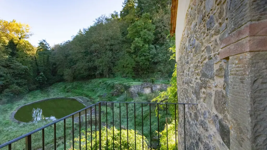 Balcony - Casale with Pool in Gaiole in Chianti