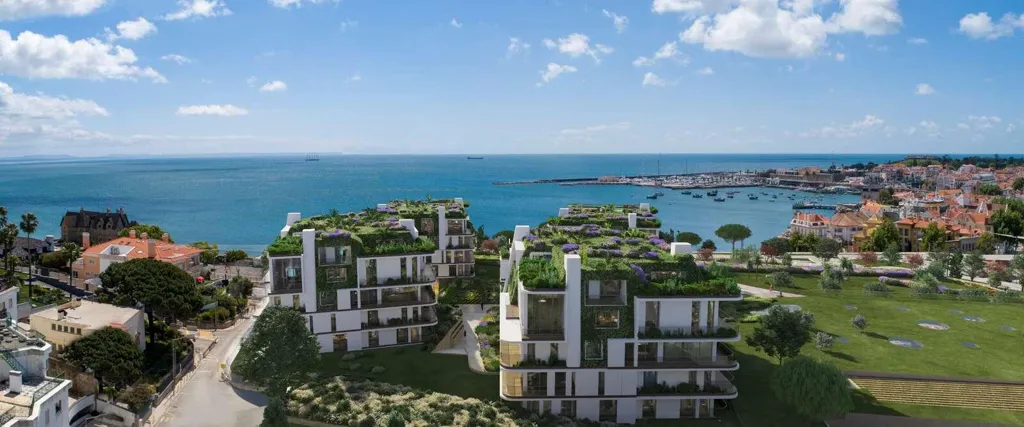 Vue aérienne - 2 Bedroom Apartment with Pool in Cascais