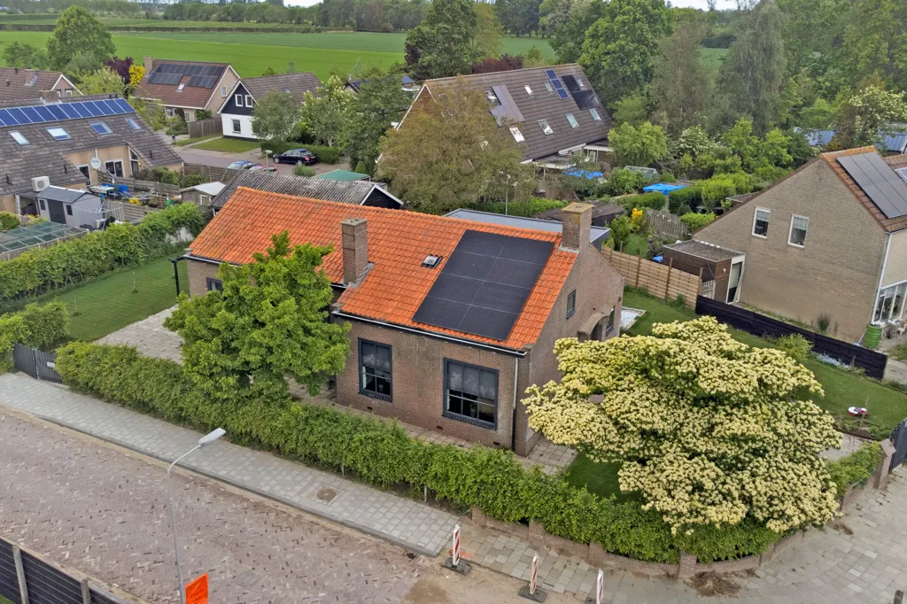 Vista aerea - Renovated Schoolhouse with Loft in Oudelande