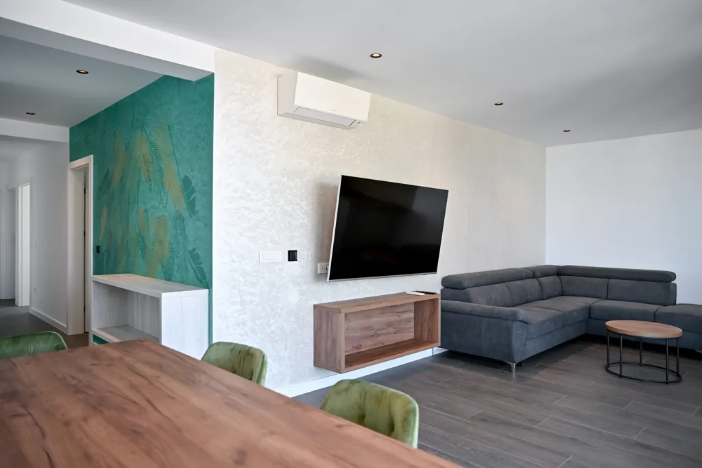 Séjour - Luxury Apartment with Sea View in Sukošan