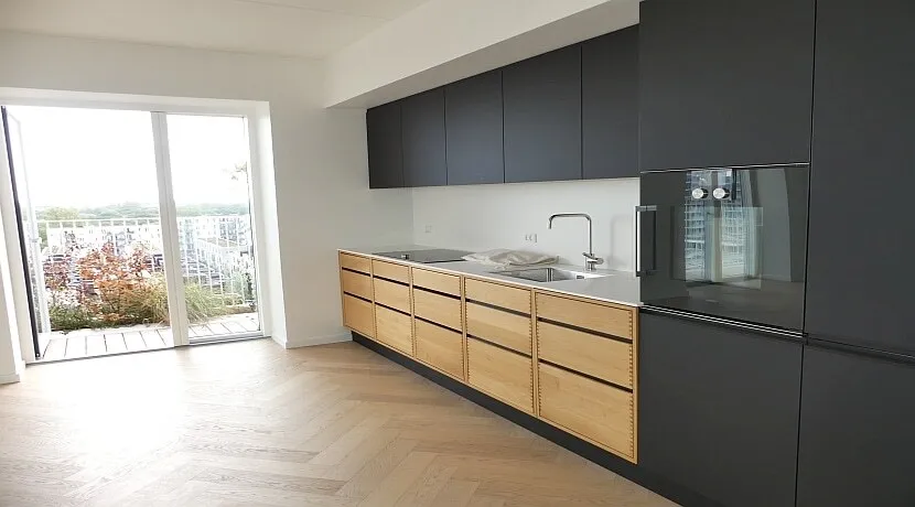 Köök - Luxury Apartment with Panoramic Harbour View in Copenhagen
