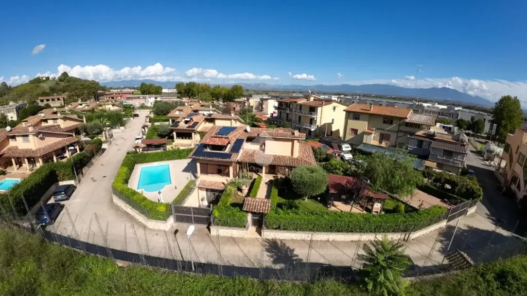 Vue aérienne - Villa with Pool in Capena, Via Tiberina