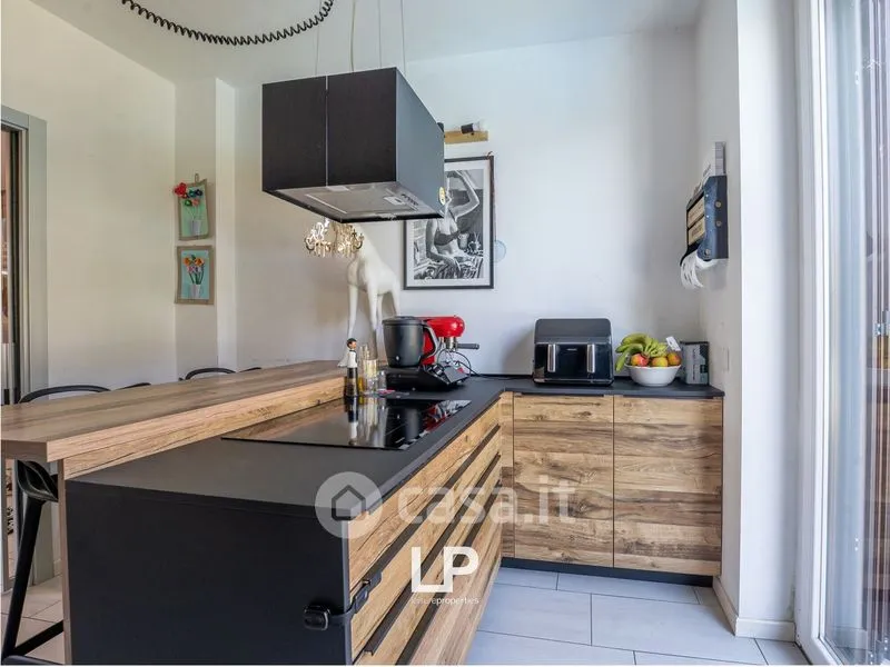 Cuisine - Bifamiliar Villa with Pool in Sesto Calende
