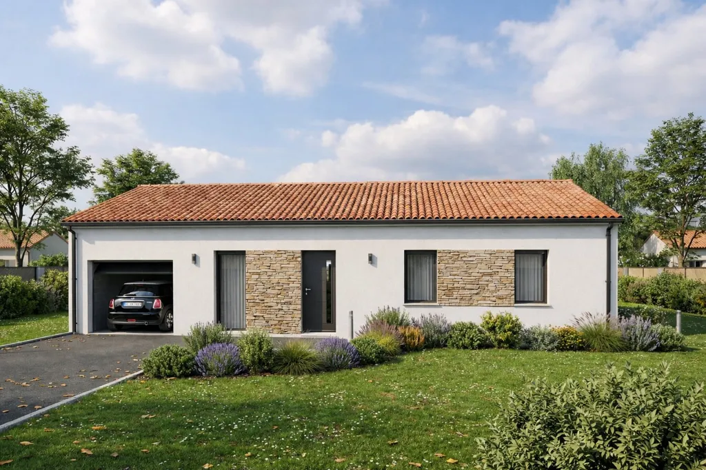 Contemporary House with Garage in Clisson