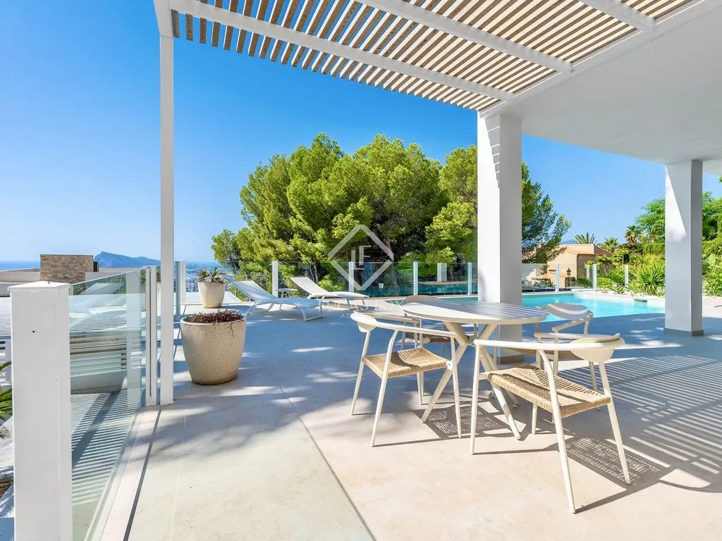 Terrasse - Luxury Villa with Sea View in Altea