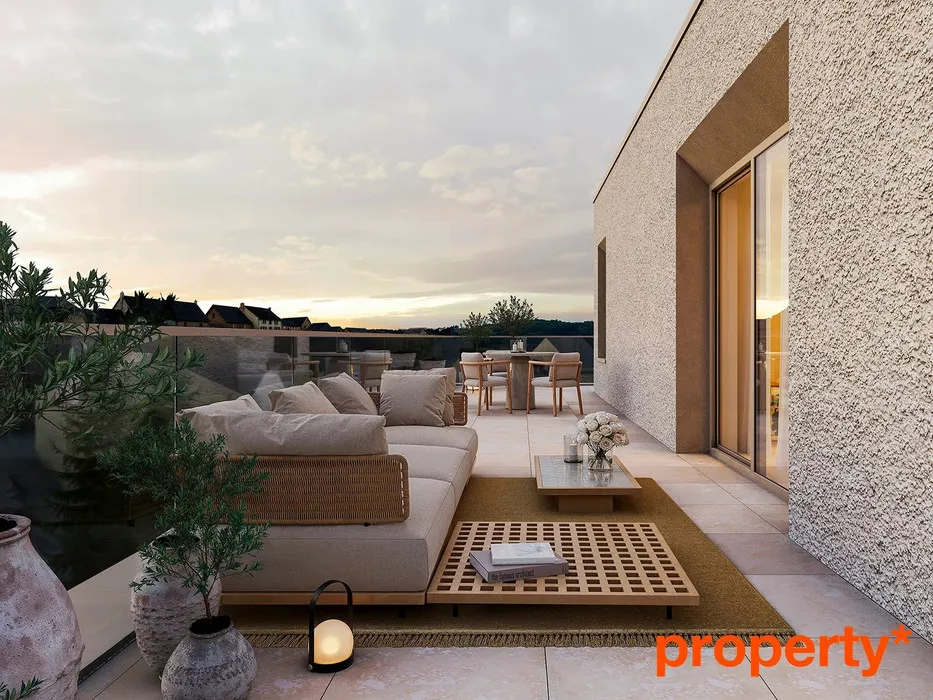 Terrasse - Erdgeschosswohnung mit Terrasse in Junglinster