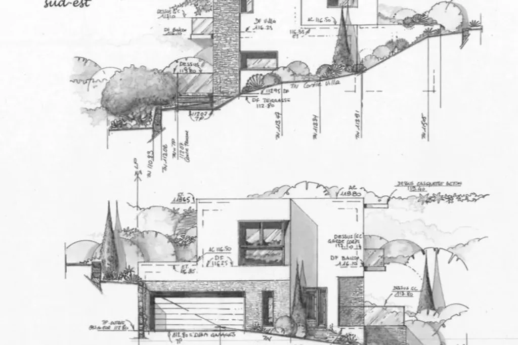 7-Piece Plot with Sea View in Le Cannet