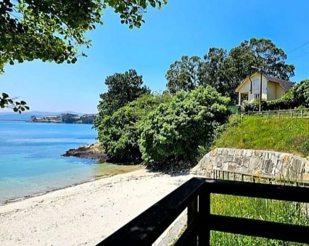 Terrasse - Beachfront Chalet with Terrace in Camariñas