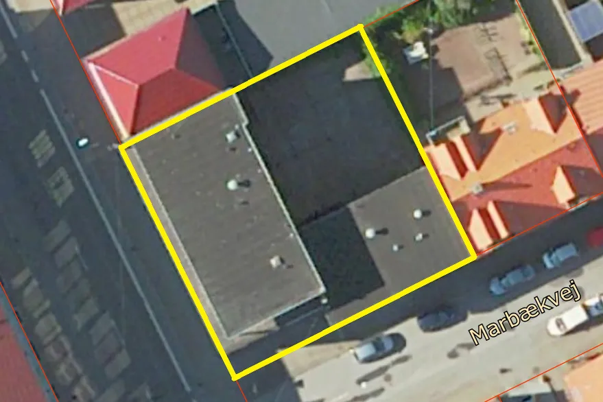 Vue aérienne - Development Site for Apartments in City Centre