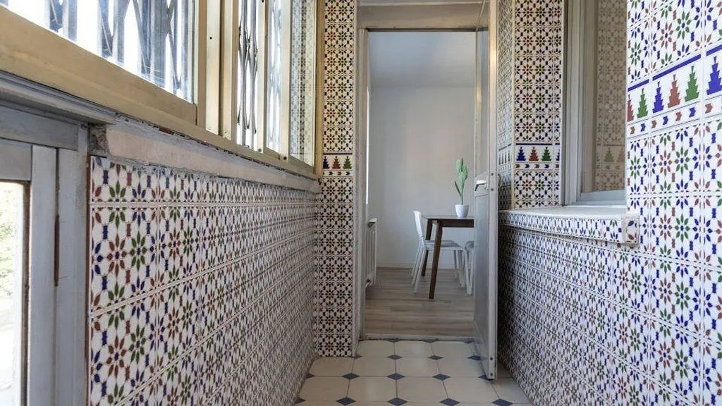 Hallway - Furnished Flat with Heating in Entrevías