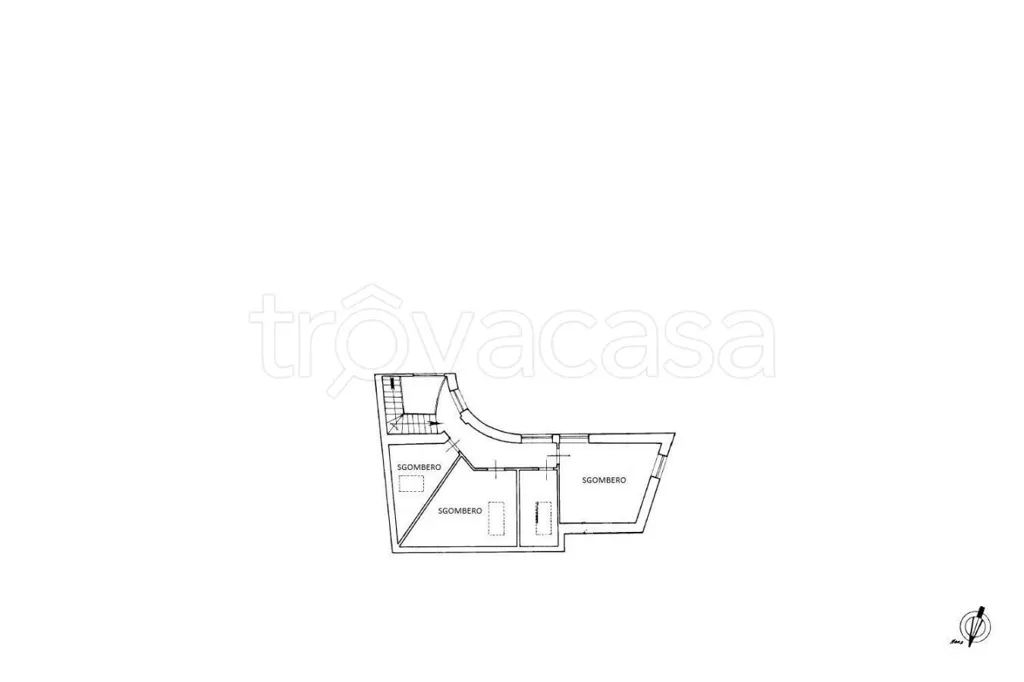 Plan - Villa with Private Garden in Perugia