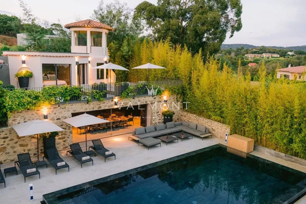 Aerial - Luxury Villa with Pool in La Croix-Valmer