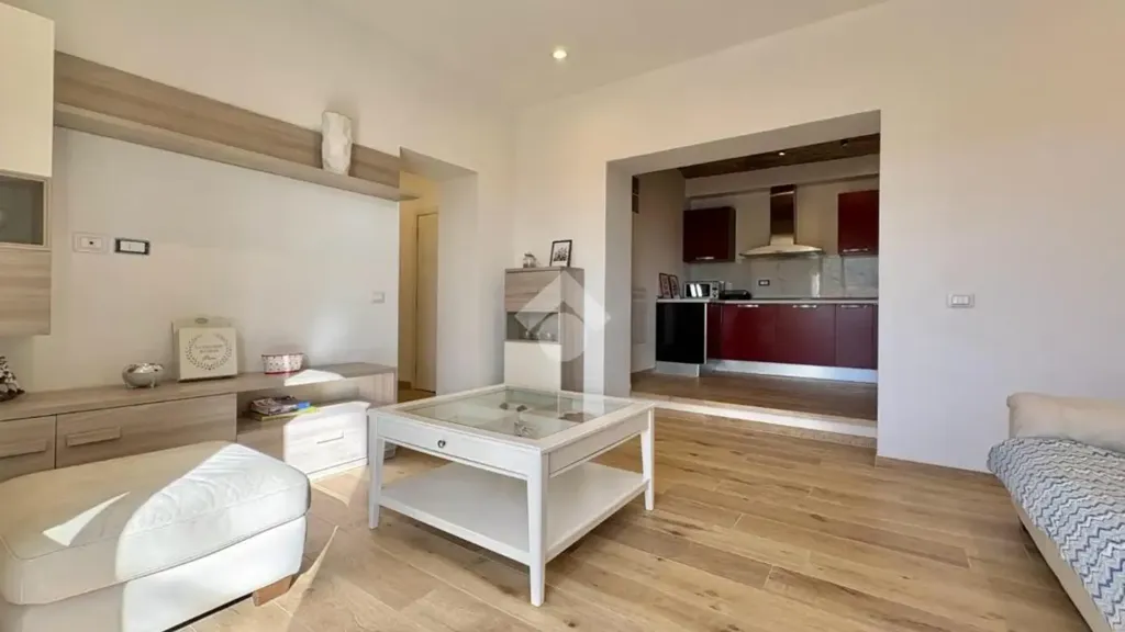 Séjour - Rustic-Style Apartment with Garden in Pontassieve