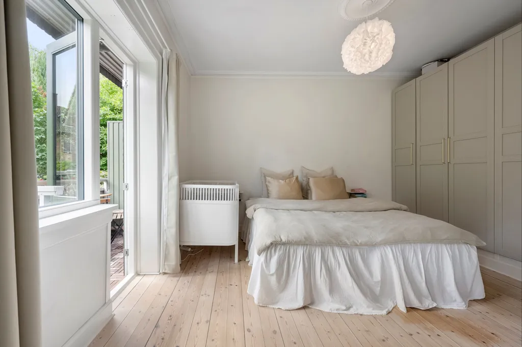 Chambres - Charming 3-Bedroom Flat with Balcony in Ordrup