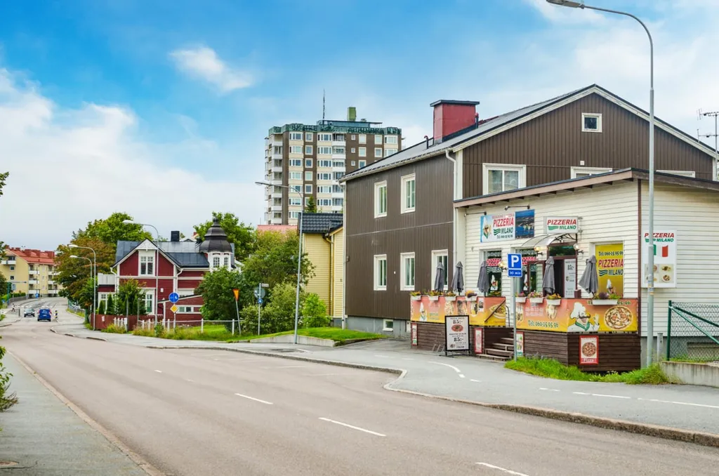 Esterno - Charming Attic Flat with Sundsvall Bridge View