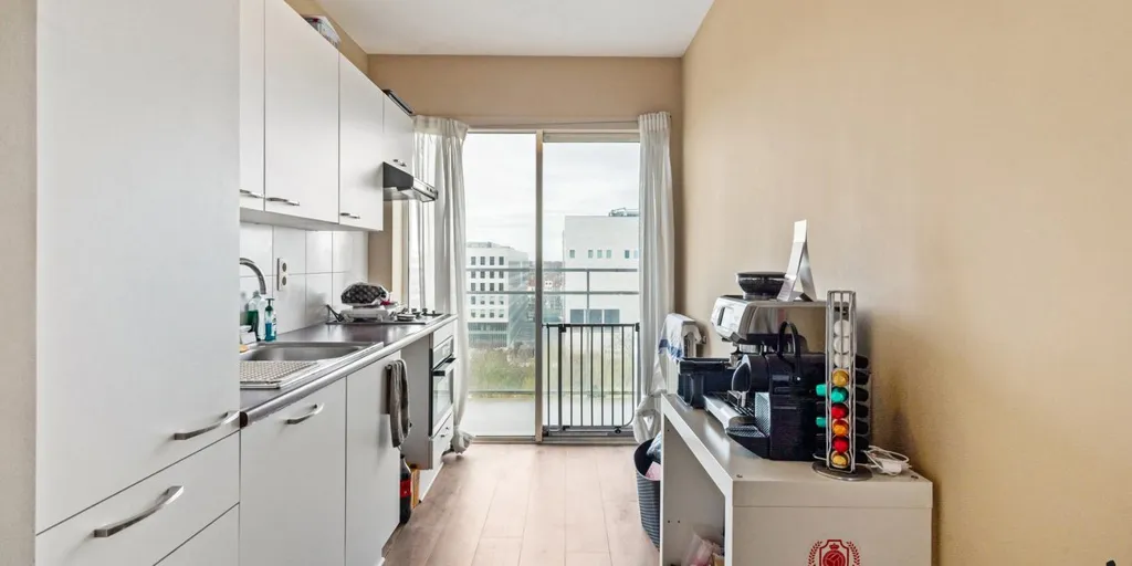 Cuisine - Appartement avec terrasse au 9e étage à Anvers