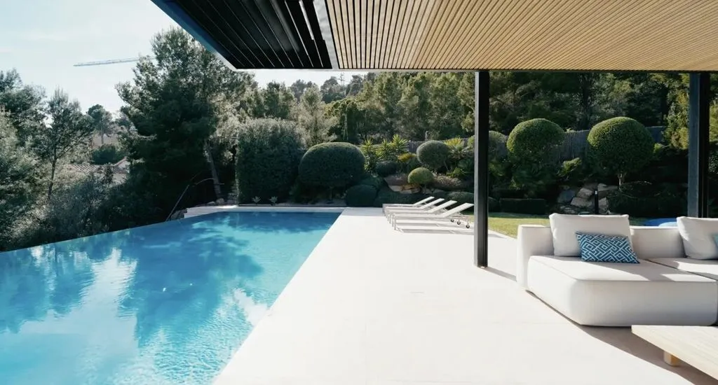 Piscine - Luxury Villa with Panoramic Sea View in Port d'Andratx