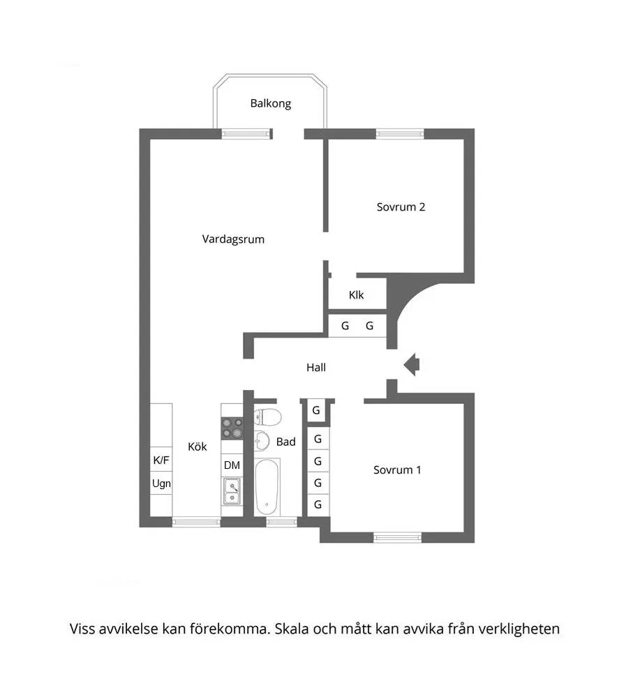 3-toaline korter asukohas Stockholms kommun